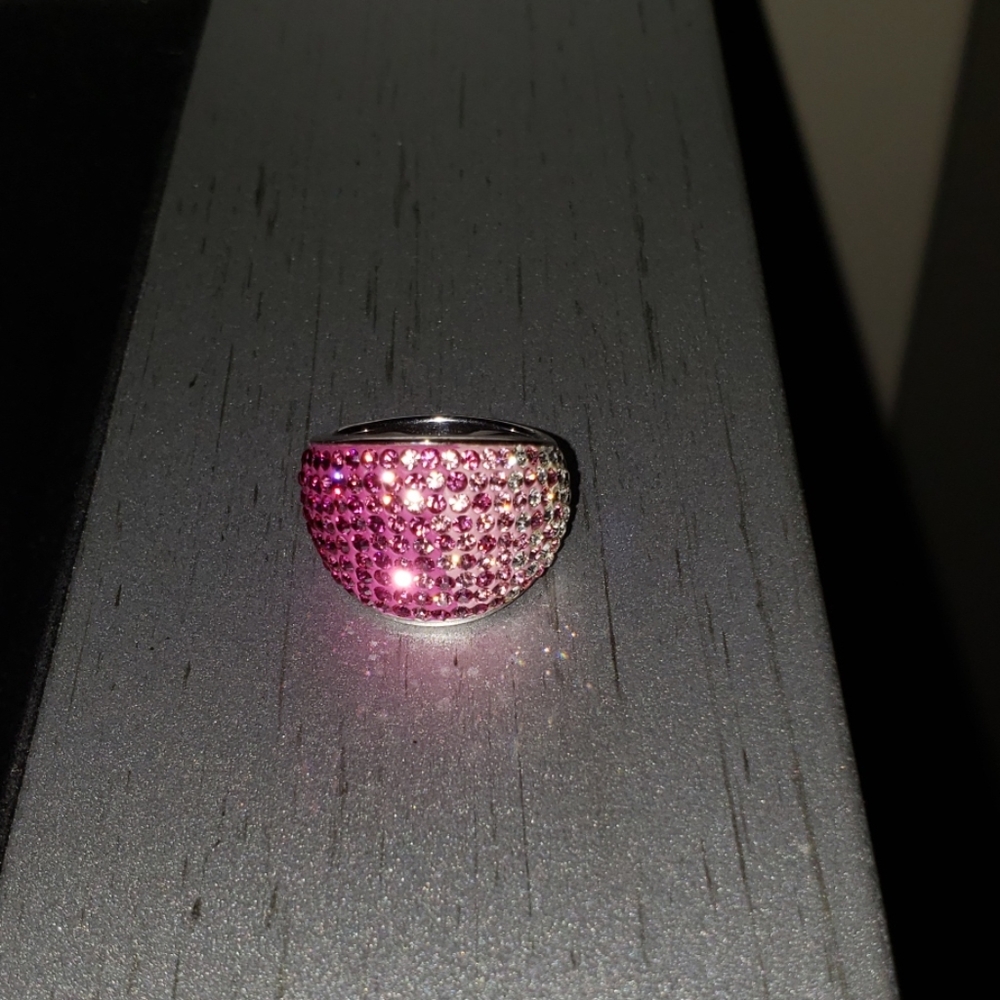 Pink Ombre Dome Ring